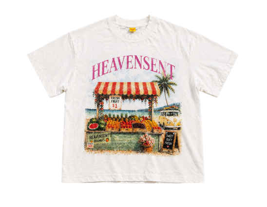 [BST HÈ 2026] Áo Thun Boxy Summer HEAVEN SENT Chất Vải Slub Premium Cotton - HS_TS011