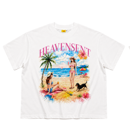 [BST HÈ 2026] Áo Thun Boxy Summer HEAVEN SENT Chất Vải Slub Premium Cotton - HS_TS011