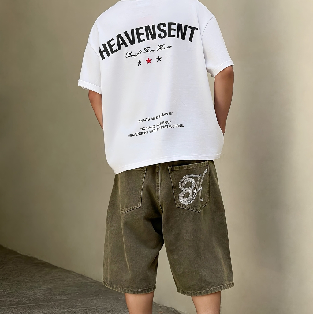 [NEW ARRIVAL] Áo Thun Boxy 280GSM Straight From Heaven Unisex - HS_TS005