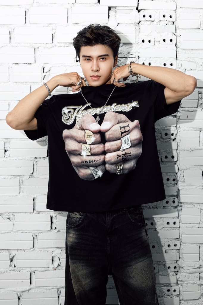 [NEW ARRIVAL] Áo Thun Cotton Form Boxy HeavenSent Finger Rings Unisex - HS_TS003
