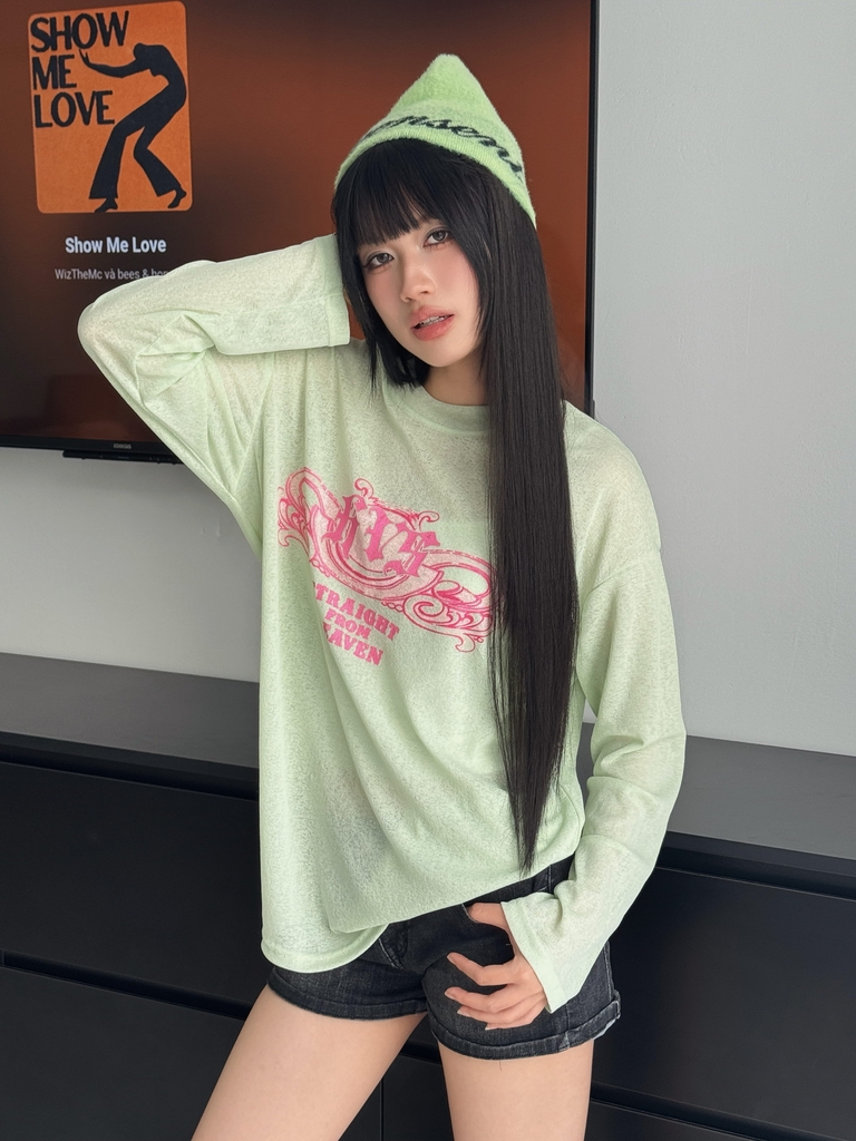 [BST HÈ 2026] Áo Thun Giấy Xược Longsleeve Heaven Sent 