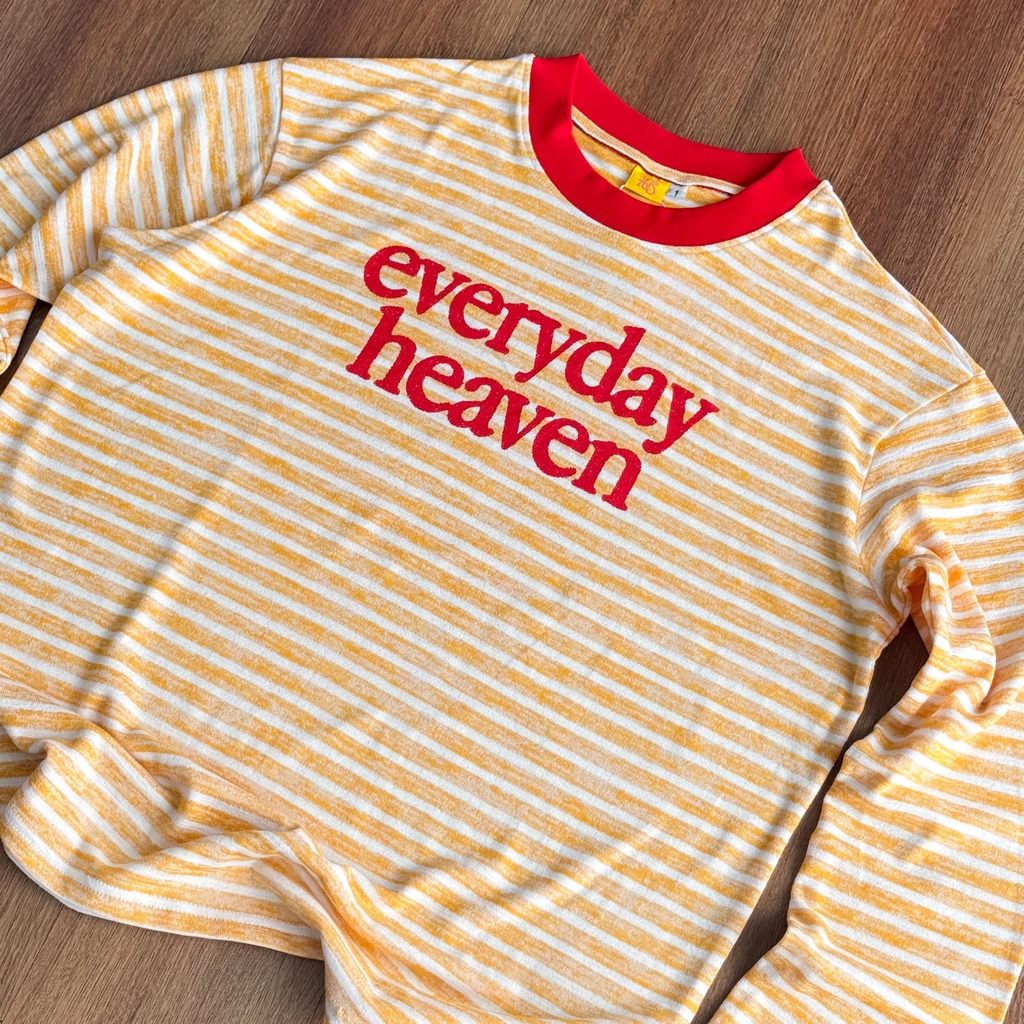 [BST Hè 2026] Áo Thun Cotton Sọc Longsleeve Heaven Sent 
