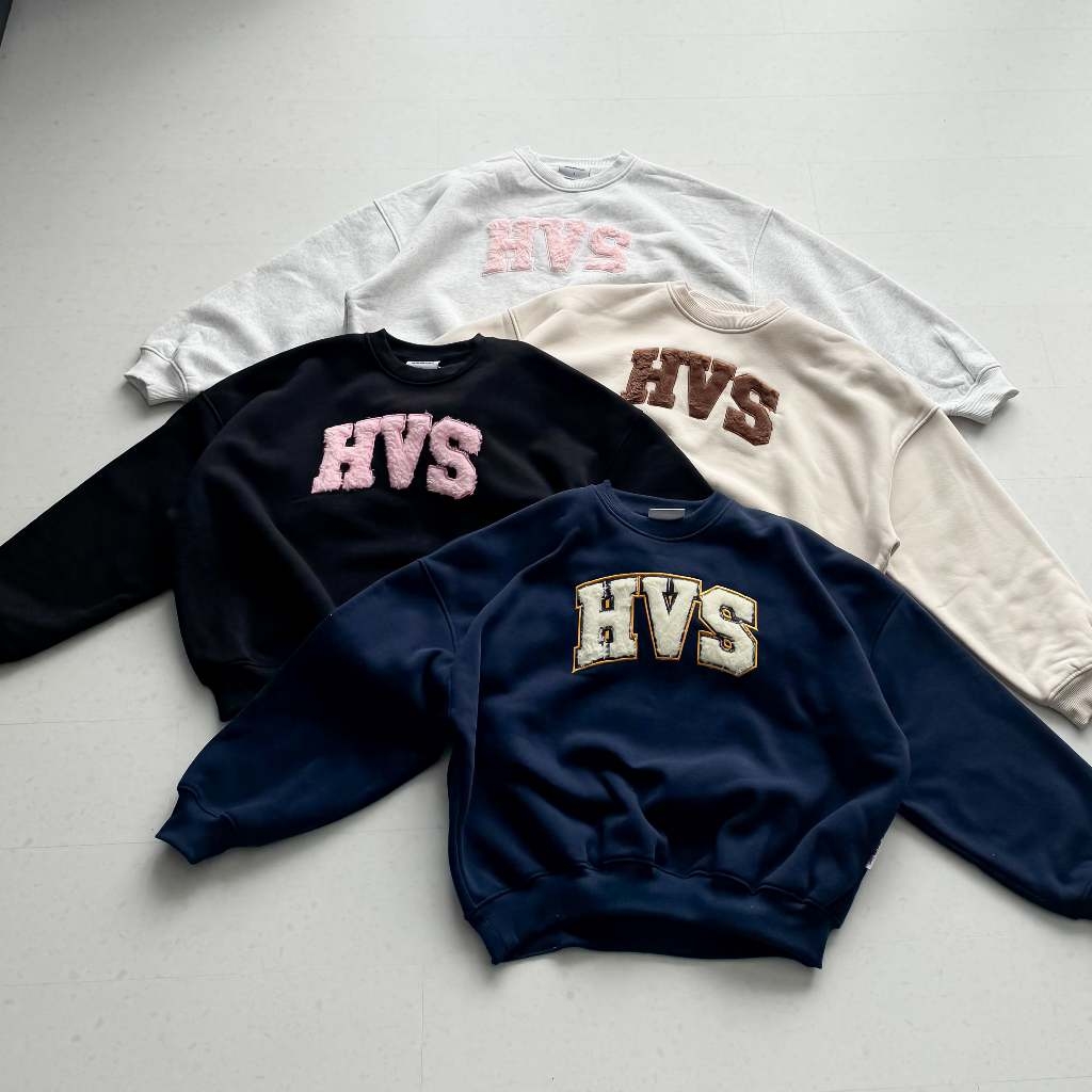 [NEW ARRIVAL]  Áo Sweater Nỉ Bông Form Boxy Cánh Dơi Thêu Đắp HEAVEN SENT - HS_HD004