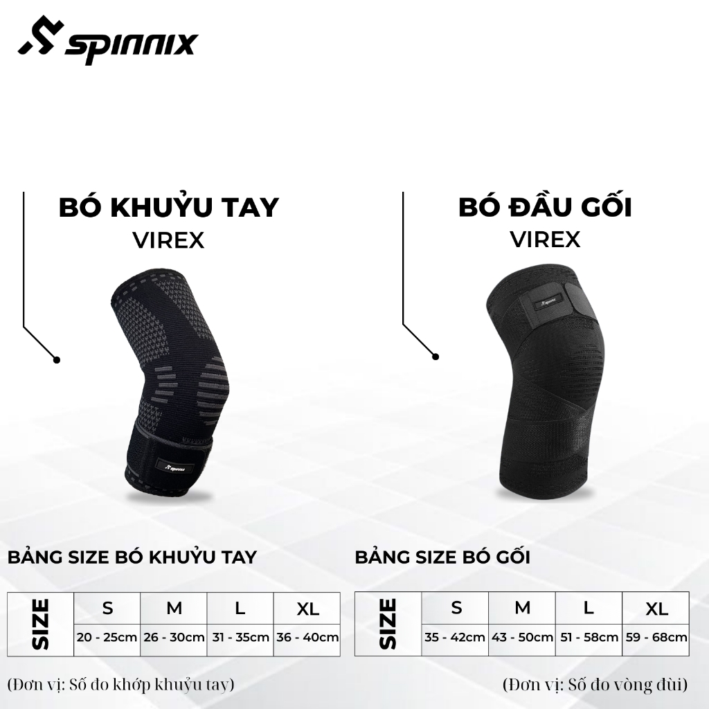 Bó khuỷu tay + Bó đầu gối Virex