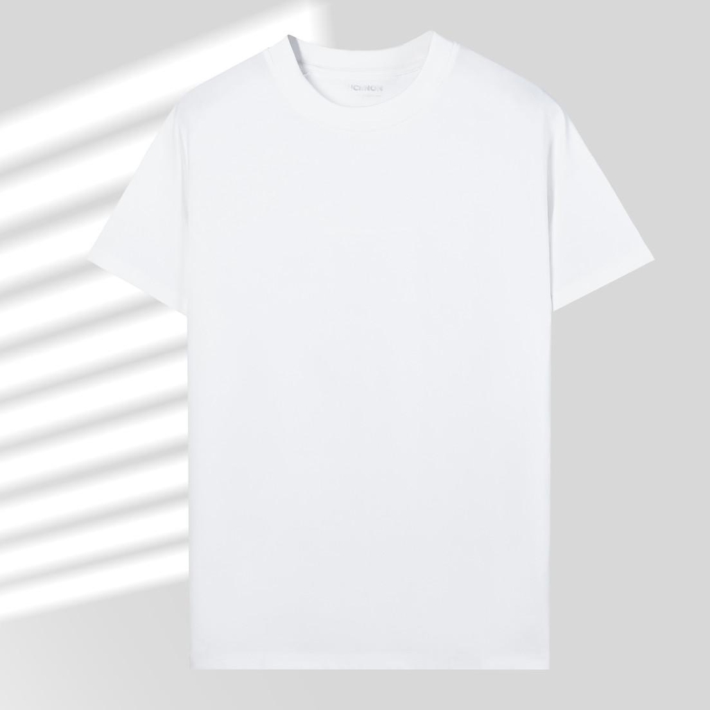 Áo Thun Nam Cổ Tròn Chất Liệu VảI Cotton, Thiết Kế Trơn Basic, Thấm Hút Cao, Mềm Mại - LUCIINON
