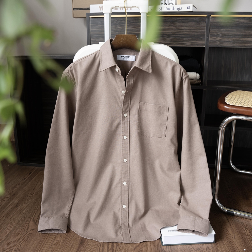 Áo Sơ Mi Tay Dài Nam Chất Vải Linen Cao Cấp, Form Regular Hàn Thanh Lịch, Chống Nhăn Tốt - LUCIINON