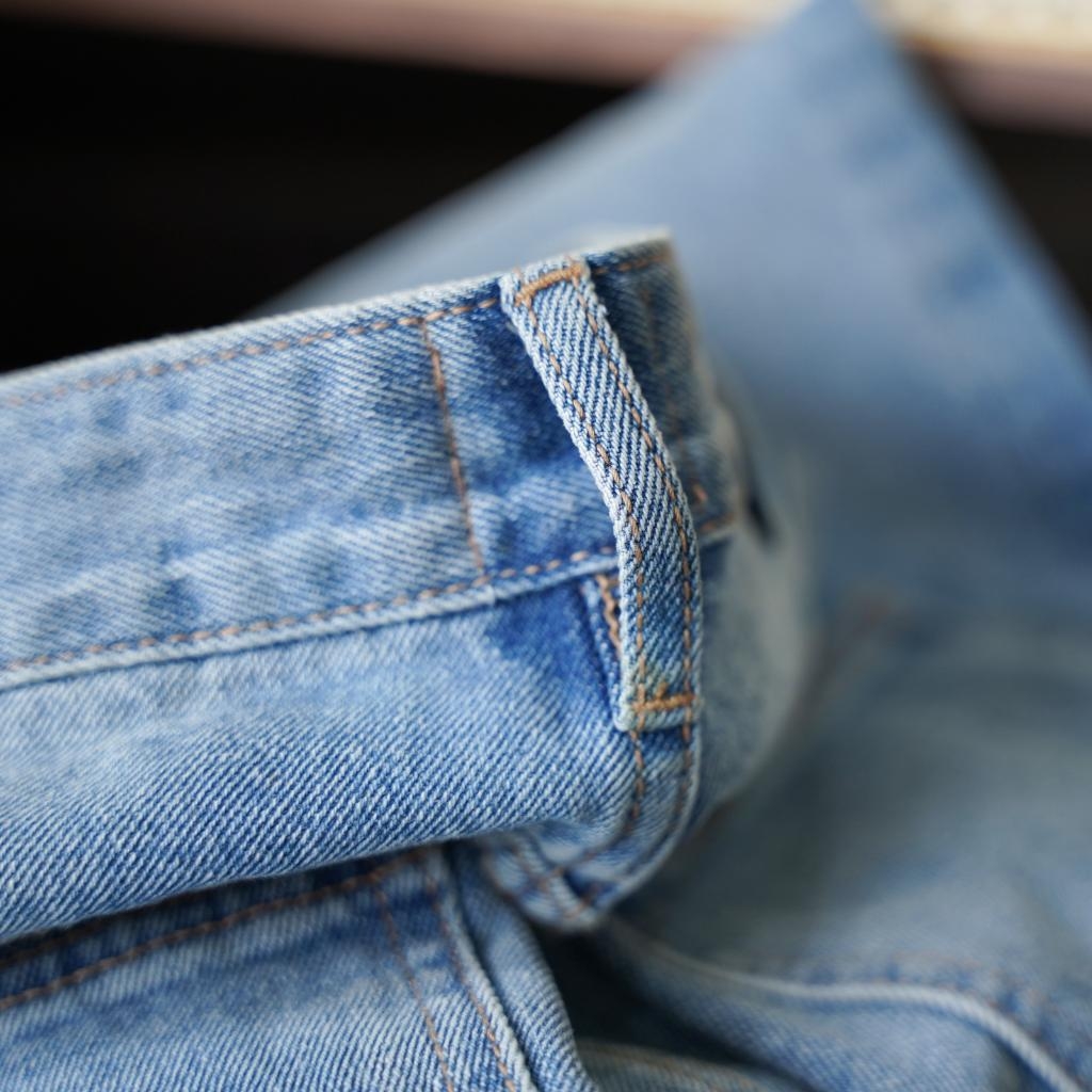 Quần Jean Baggy Ống Suông Chất Liệu Vải Jeans Cotton ThoảI Mái, Có Túi, Chuẩn Form - LUCIINON