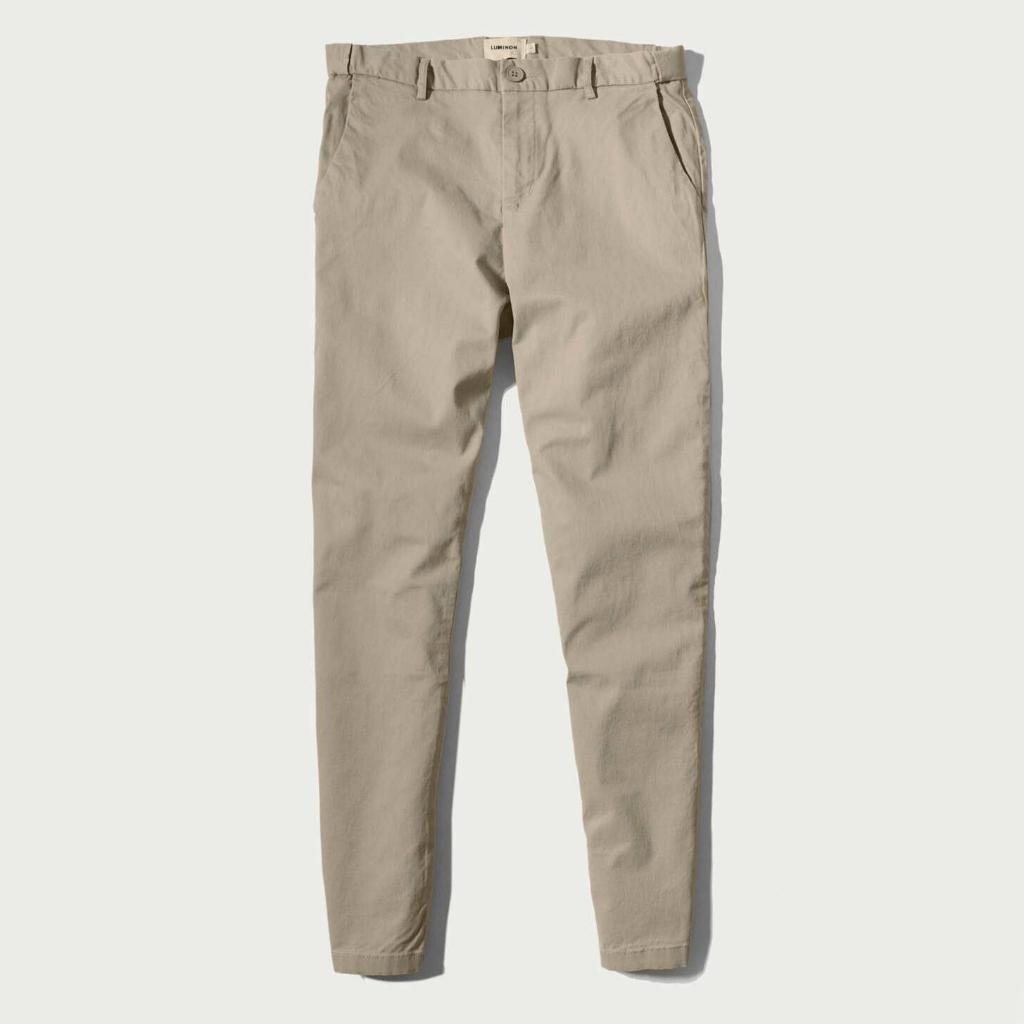 Quần Kaki Nam Chất Chất Liệu Vải Kaki, Lưng Cúc Co Giãn Dáng SlimFit, Cotton Menswear - LUCIINON