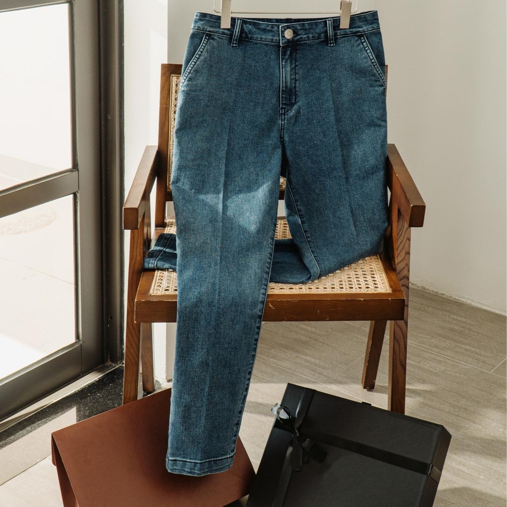 Quần Jean Nam Chất Liệu Vải Cao Cấp 2 Màu Sang Trọng, Menswear Pants Có Túi, Chuẩn Form - LUCIINON