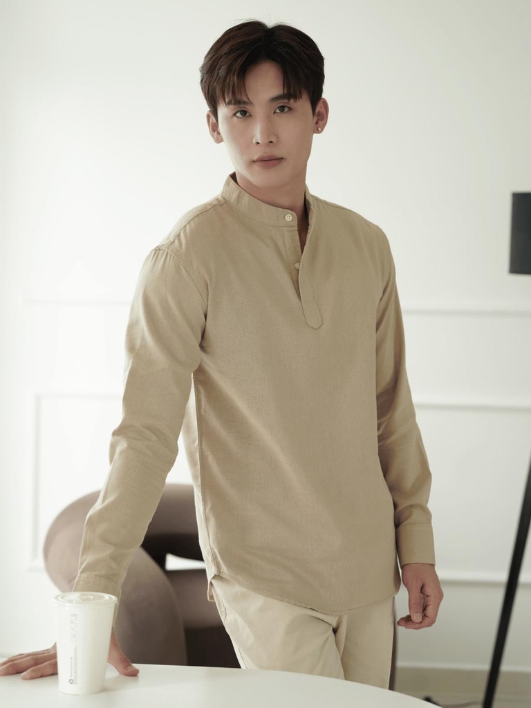 Áo Sơ Mi Nam Tay Dài Chất Liệu Vải Linen Cao Cấp, Cổ Bẻ Nam Tính, Form Dáng Thanh Lịch - LUCIINON