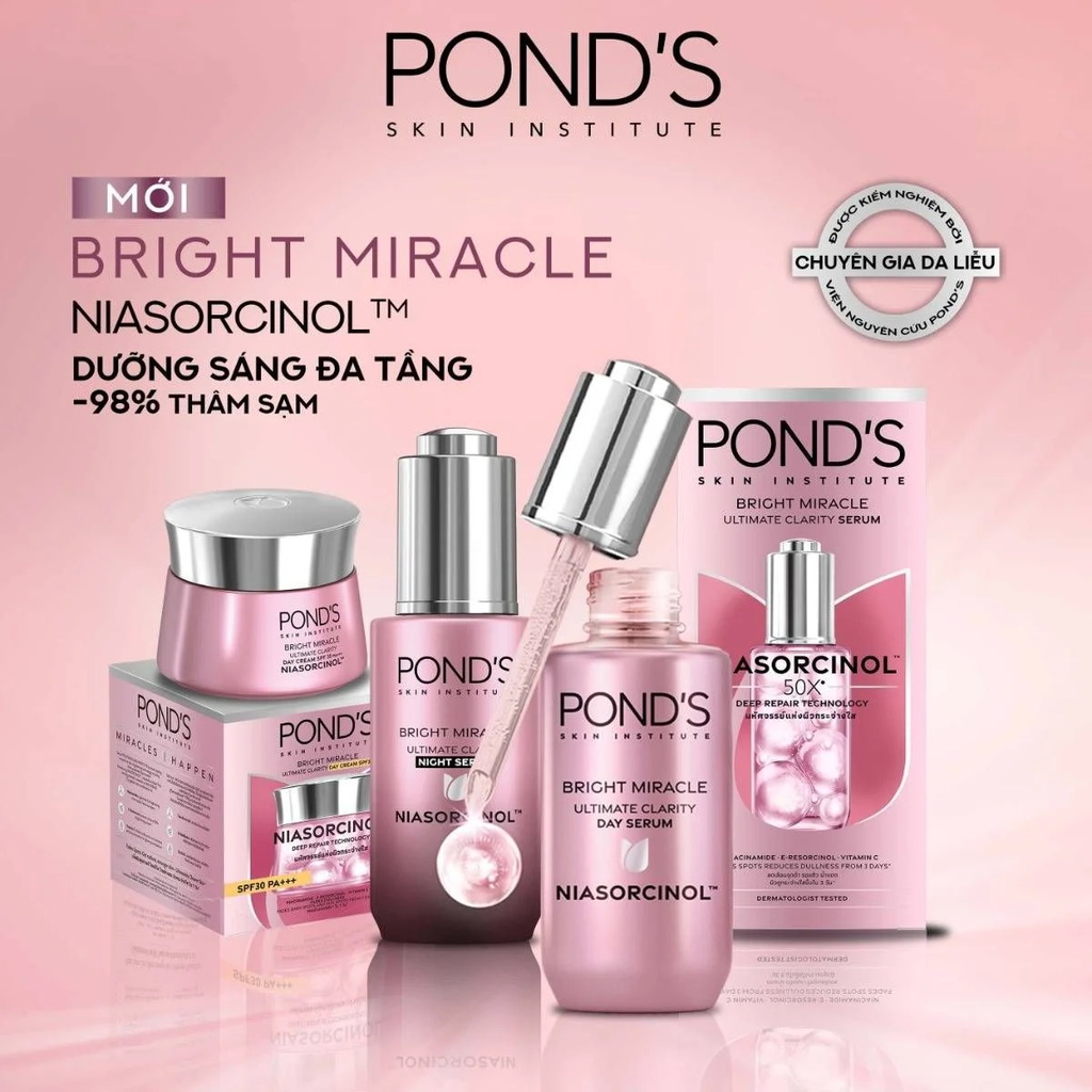 112 PONDS Kem dưỡng sáng da  ban ngày 45g/12 hũ