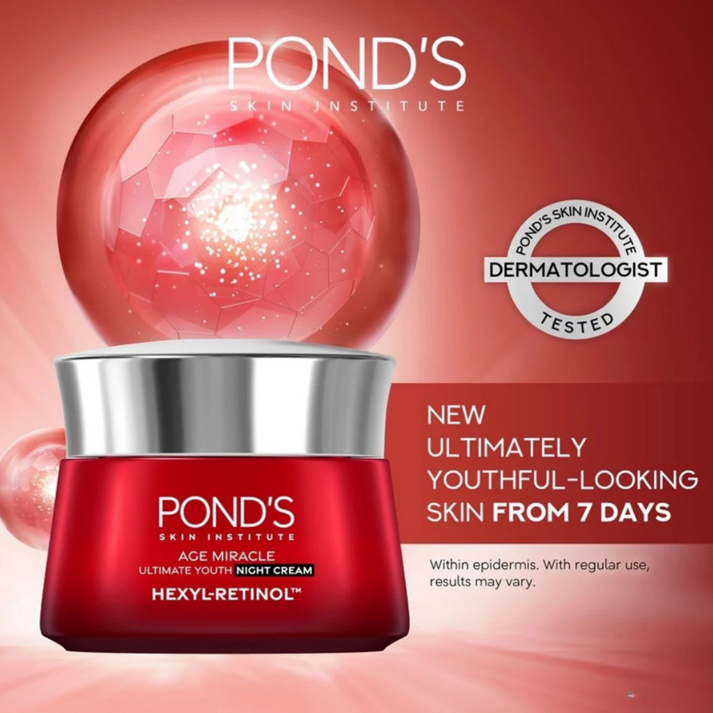 POND'S Kem Chống Lão Hóa Ban Đêm 45g/12 Hũ