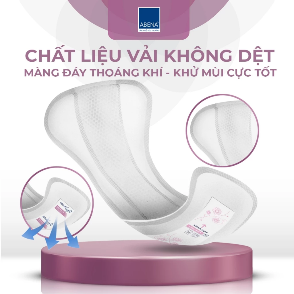 Băng vệ sinh hàng ngày ABENA light untral mini 24 miếng/12- gói