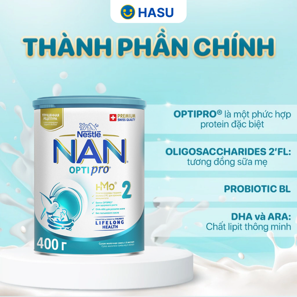 Sữa Nan Nga 400g trẻ từ 6-12 tháng