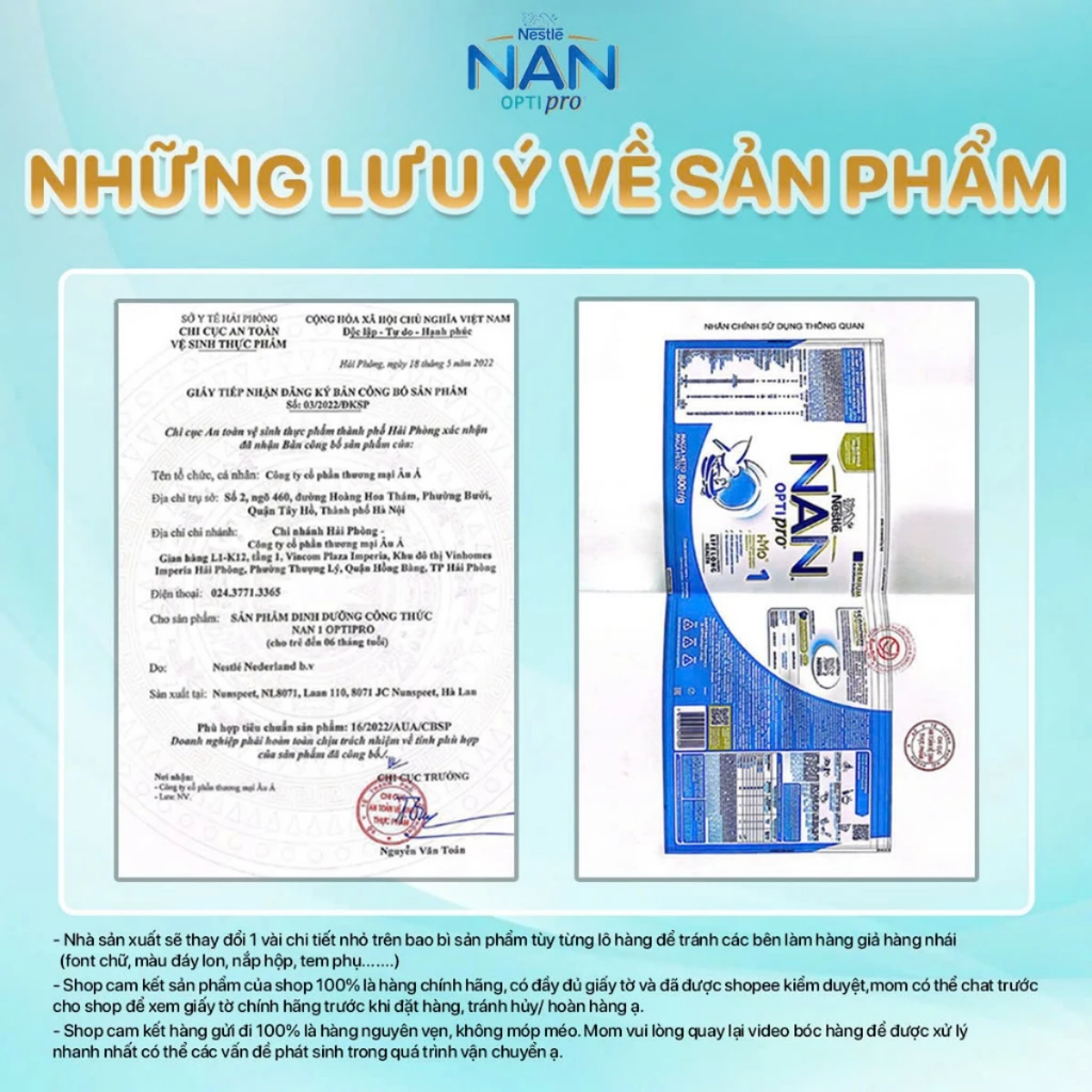 Sữa Nan Nga 400g trẻ từ 6-12 tháng