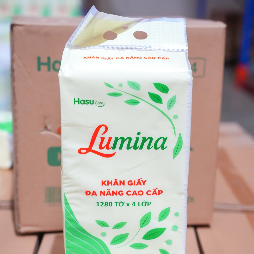 Giấy rút đa năng LUMINA 1280 tờ * 4 lớp