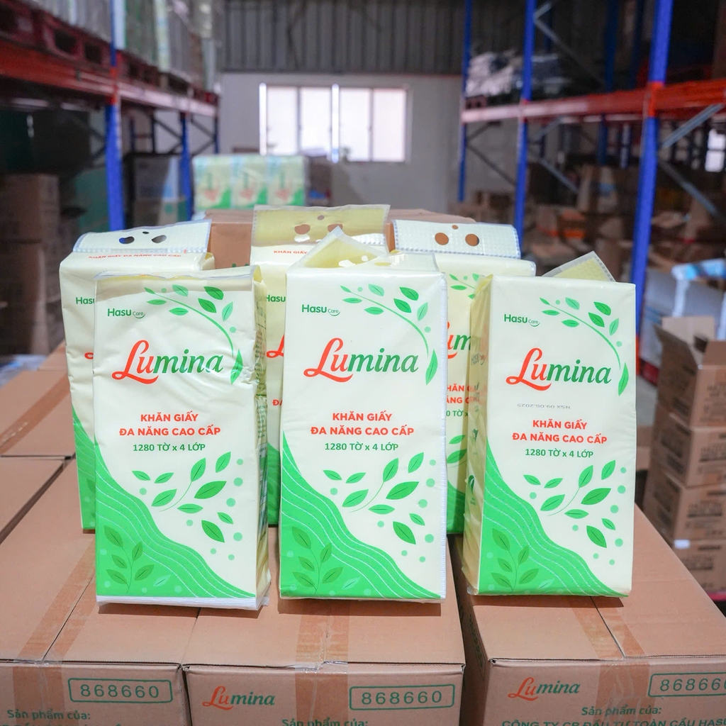 Giấy rút đa năng LUMINA 1280 tờ * 4 lớp