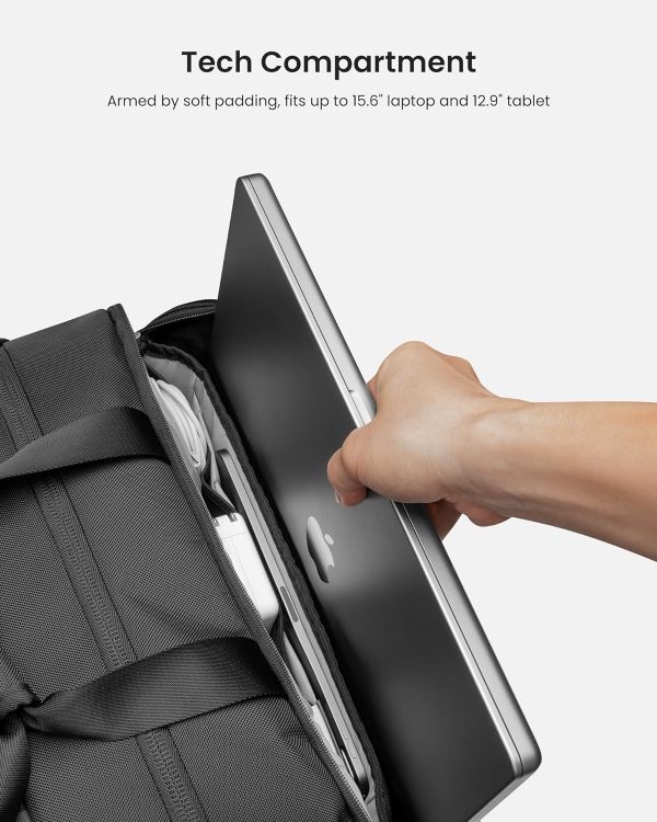Túi Du Lịch Chống Nước TOMTOC (USA) NAVIGATOR-T31 Travel Duffel Black T31M1D1