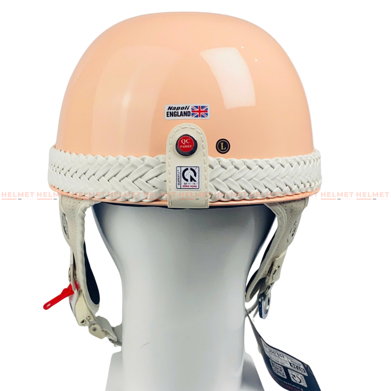 Mũ bảo hiểm 1/2 đầu dây thừng NAPOLI N120 - MBH nửa đầu dáng snapback thời trang chắc chắn, chịu va đập tốt