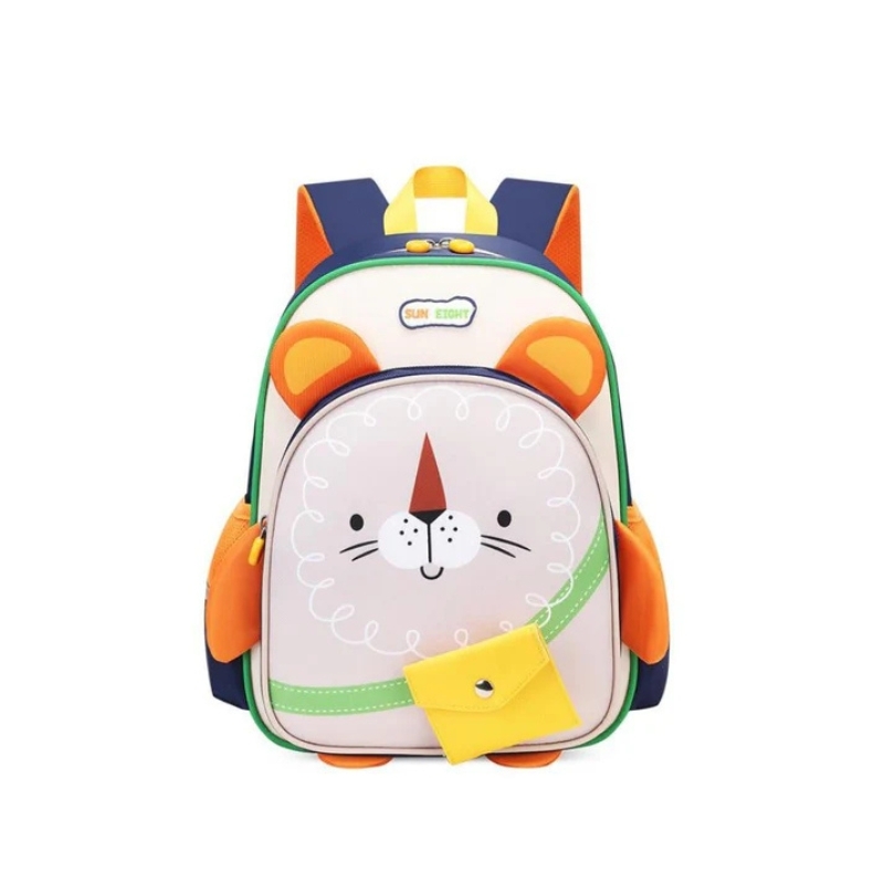 Balo mẫu giáo / lớp 1 SUN EIGHT Mailz 22250 đáng yêu cho bé trai bé gái - Rộng rãi, gọn nhẹ, đai ngực, trượt nuớc