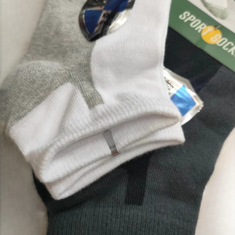 Vớ (tất) thể thao ATINTA nam cổ thấp 009 - Ngang mắt cá chân, cotton khử mùi, thấm hút - Vớ Nam Thành