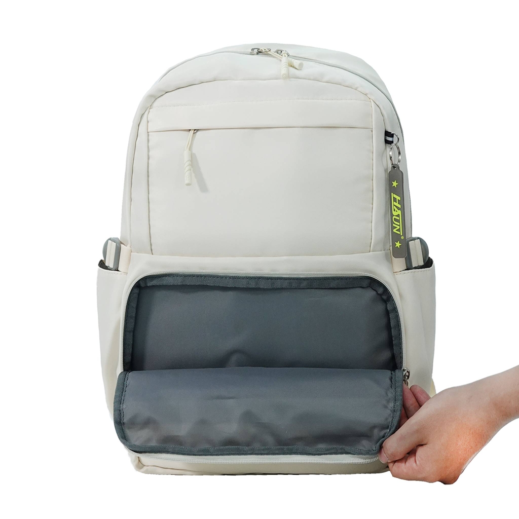 Balo teen laptop 13-14 inch HASUN HS 2401 cho học sinh cấp 2-3, sinh viên - Chất liệu trượt nước, chống thấm