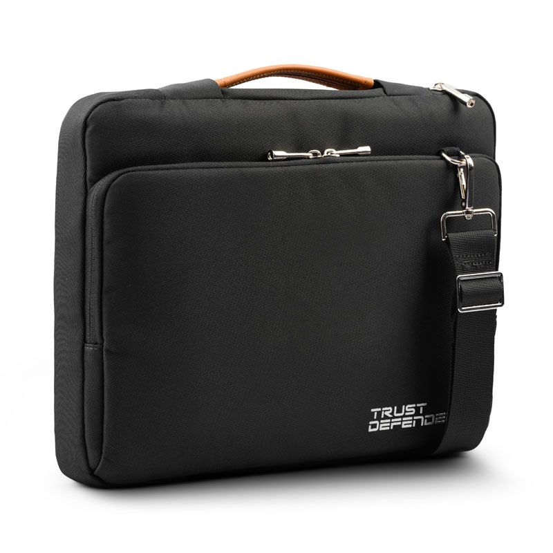 Túi chống sốc đeo chéo laptop 14 inch MR VUI 014 đệm lót dày dặn, chống thấm nước, có đai gài cần kéo vali