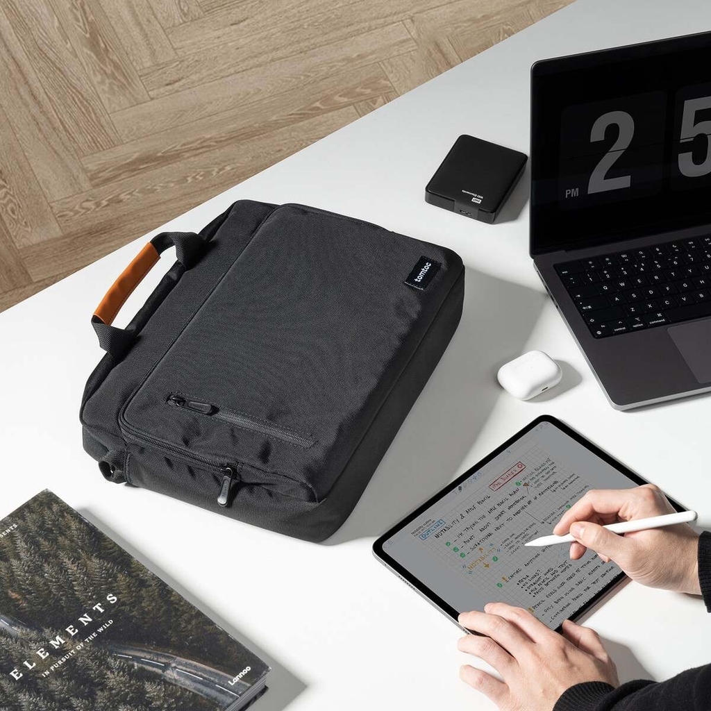 Túi Xách Laptop / Đeo Vai Chống Sốc TOMTOC Briefcase Premium For 13 14 MacBook/Pro/Surface/Ultrabook A43