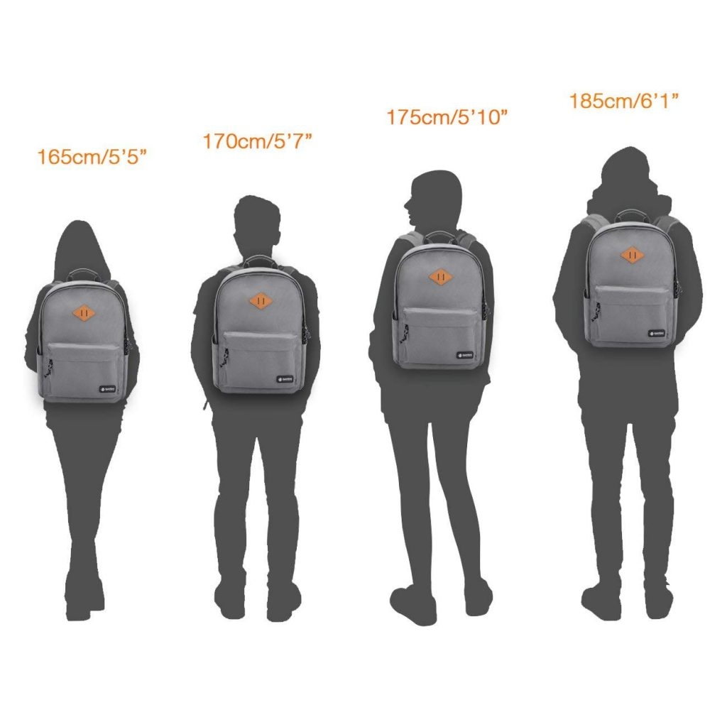 Balo TOMTOC (USA) Unisex travel laptop 13″14″ GRAY A71-E01G01 - BH Cao Cấp