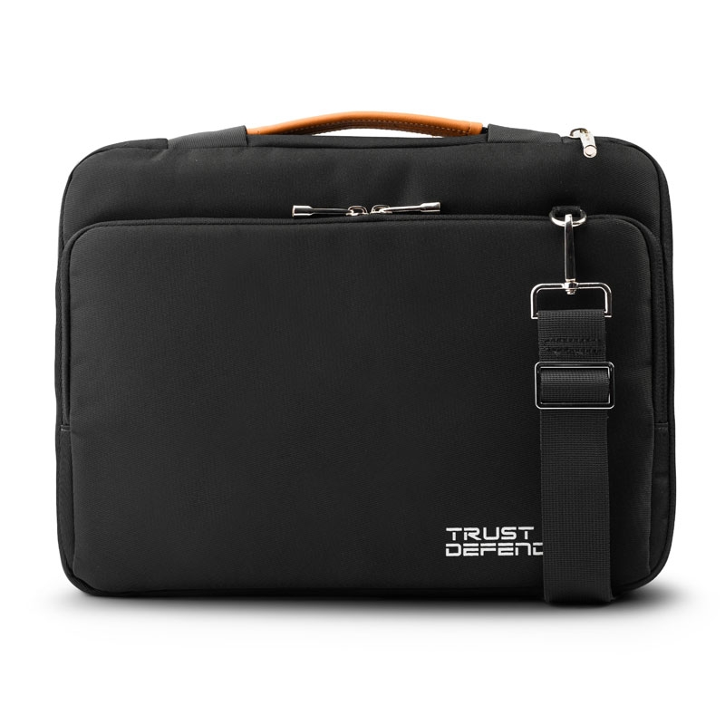 Túi chống sốc đeo chéo laptop 14 inch MR VUI 014 đệm lót dày dặn, chống thấm nước, có đai gài cần kéo vali
