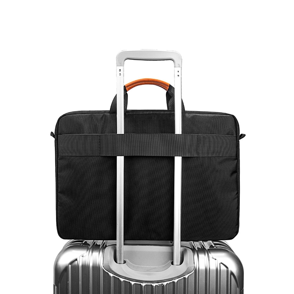 Cặp / Túi đeo chéo chống sốc laptop 17 inch TOMTOC Defender A42 Briefcase - A42G1D1 mỏng nhẹ, đai gài vali