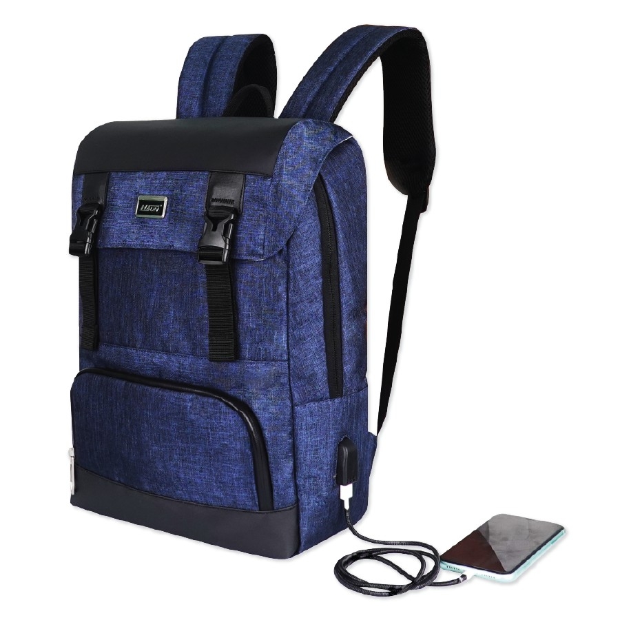 Balo Laptop Hasun HS 2003 có cổng sạc USB thông minh - BH 2 Năm