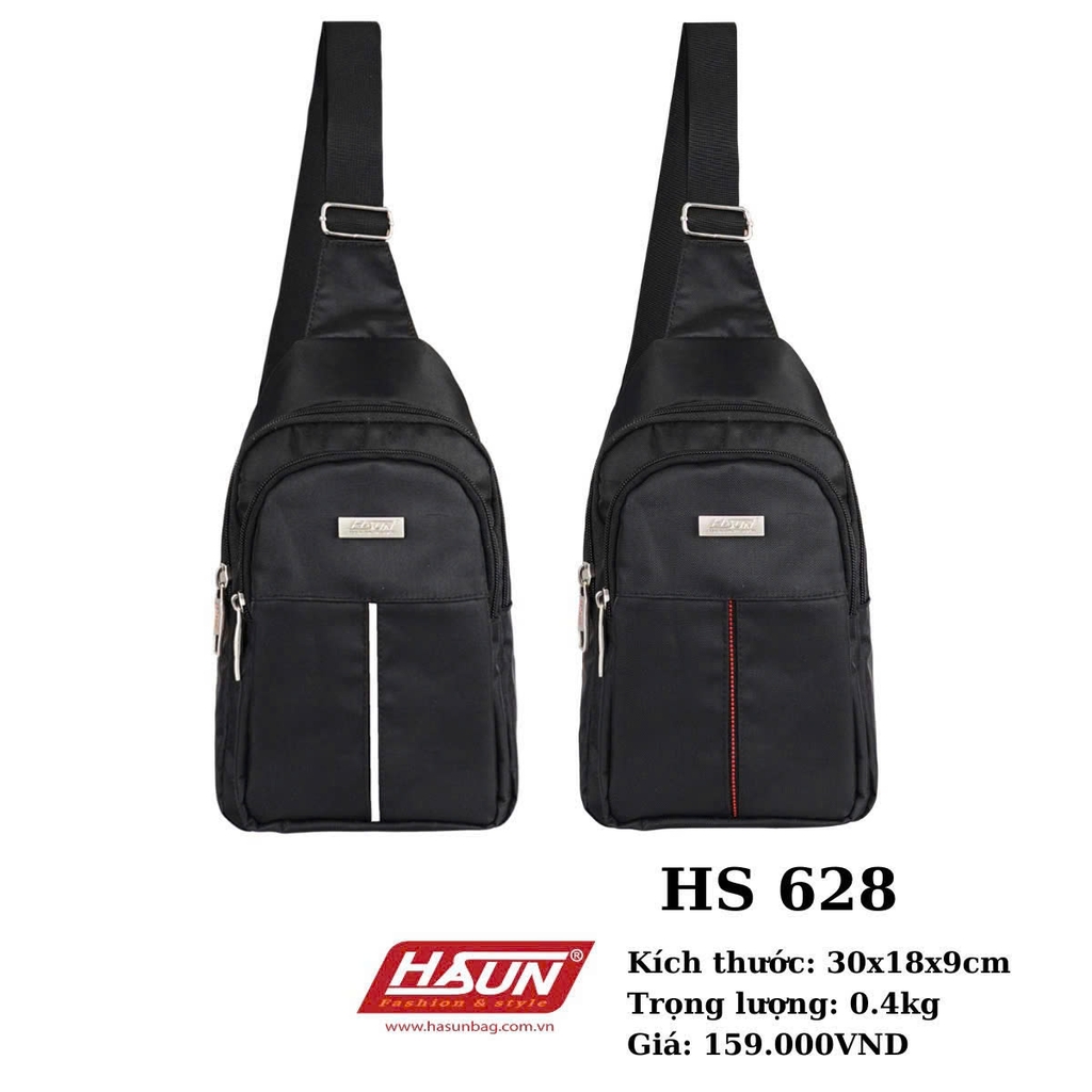 Túi đeo chéo HASUN HS 628 Gọn Nhẹ, Giá Rẻ - BH 2 Năm