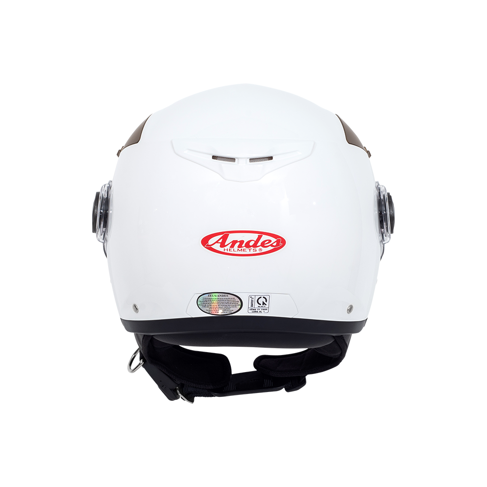 Mũ Bảo Hiểm Andes 3/4 Đầu Có 2 Kính 3S219C-Bóng