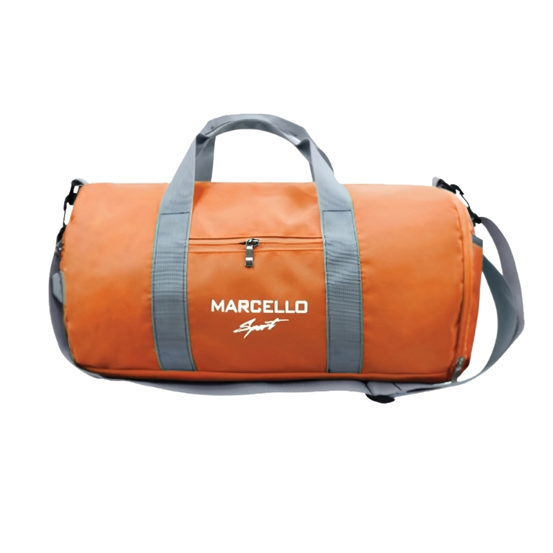 Túi trống thể thao unisex MARCELLO T100 - Túi xách du lịch / tập gym có ngăn đựng giày, quai xách 2 chiều