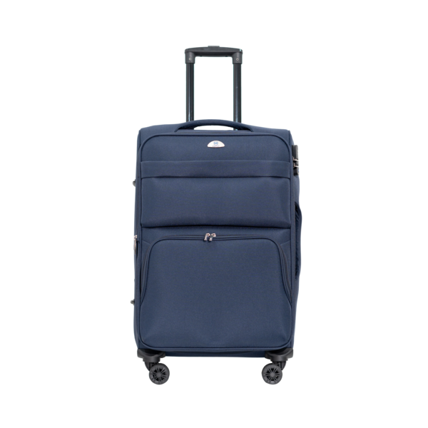 Vali kéo vải HÙNG PHÁT 026 size ký gửi 28 inch - Chống thấm nhẹ, nhiều ngăn, nới rộng tăng 25% sức chứa