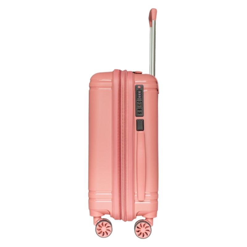 Vali kéo nhựa TRAVELKING 8802 size xách tay cabin 19 inch - Chống rạch, nới rộng 25%, khóa TSA, sạc USB