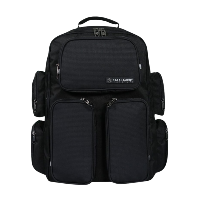 Balo du lịch size đại laptop 17.3 inch SIMPLECARRY R-City 2 - Dung tích lớn, rất nhiều ngăn, trượt nước