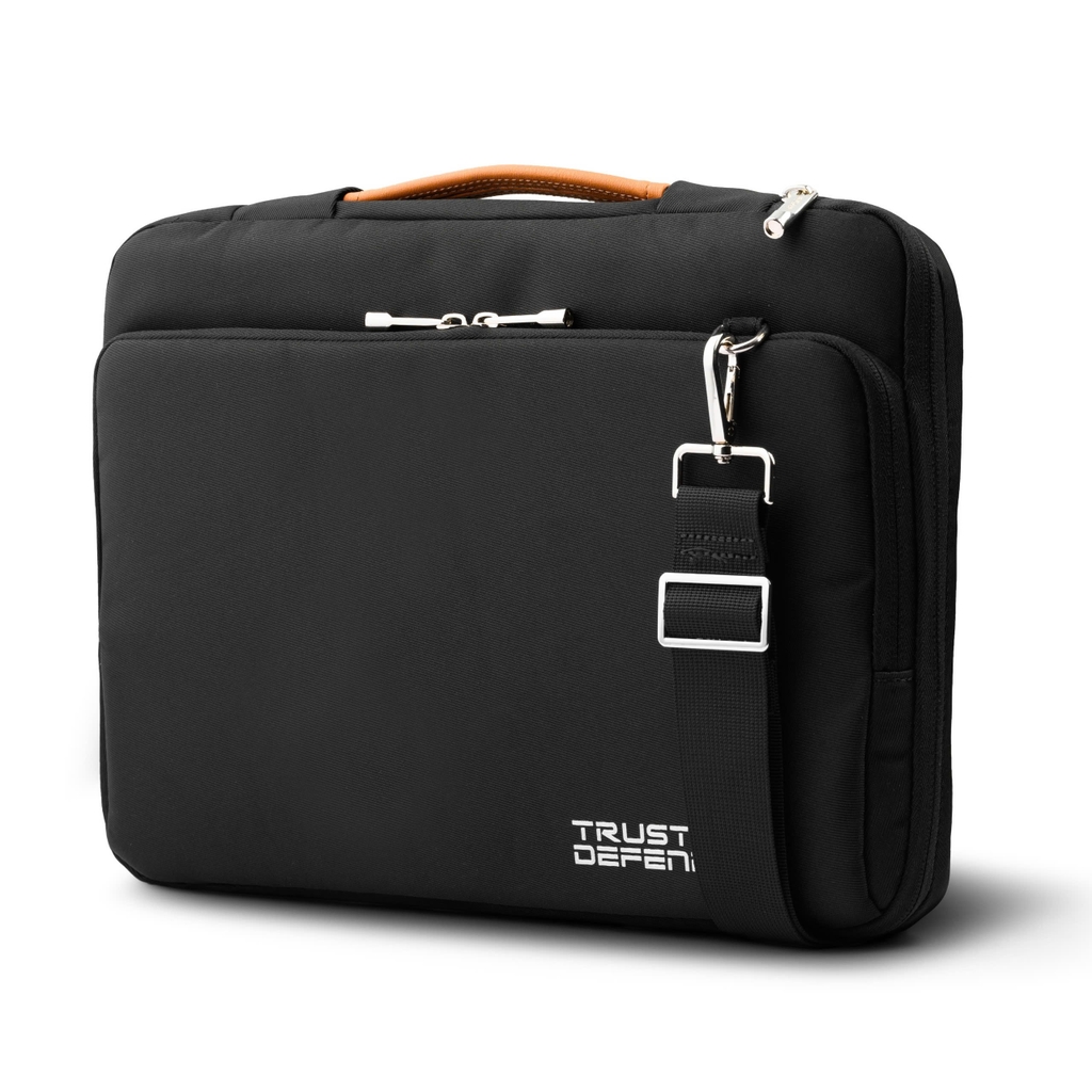 Túi chống sốc đeo chéo laptop 14 inch MR VUI 014 đệm lót dày dặn, chống thấm nước, có đai gài cần kéo vali