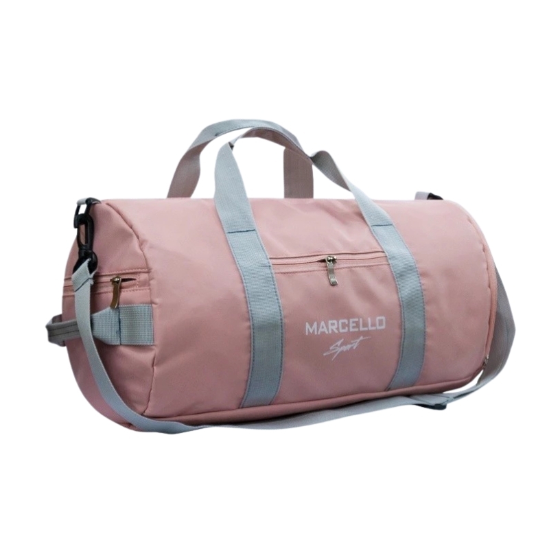 Túi trống thể thao unisex MARCELLO T100 - Túi xách du lịch / tập gym có ngăn đựng giày, quai xách 2 chiều