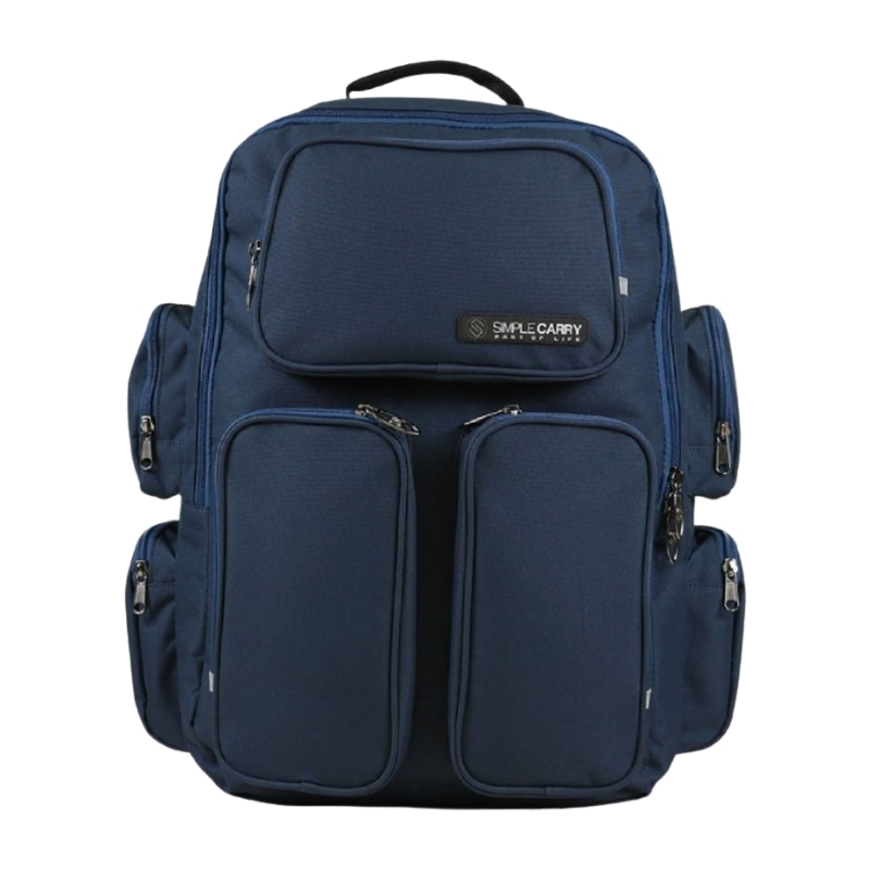 Balo du lịch size đại laptop 17.3 inch SIMPLECARRY R-City 2 - Dung tích lớn, rất nhiều ngăn, trượt nước