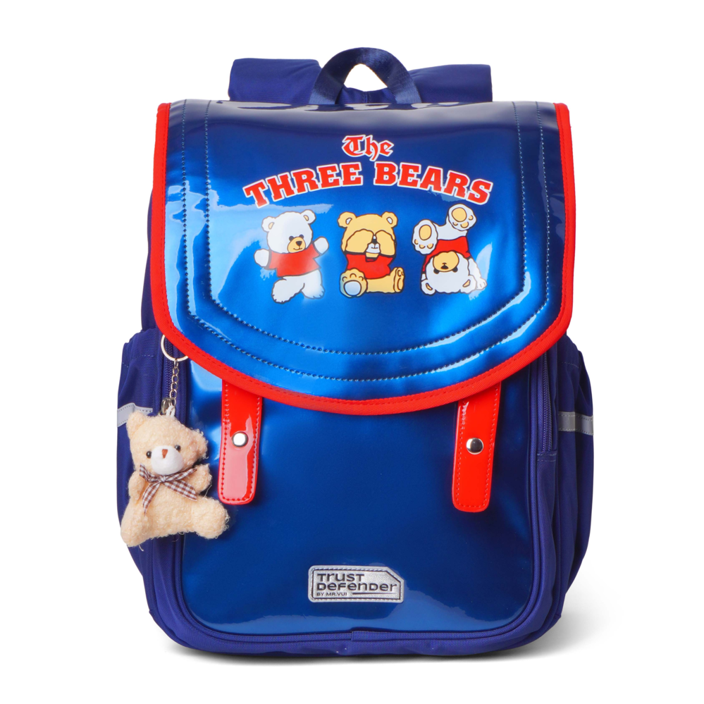 Balo chống gù MR VUI 1036 dành cho bé trai bé gái học sinh Tiểu học lớp 3 4 5 - Bảo vệ cột sống, chống thấm hiệu quả