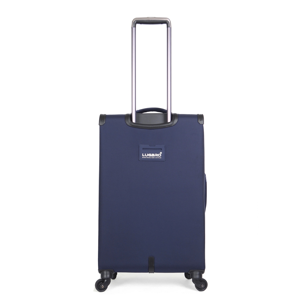 Vali kéo vải LUGBRO Air Pro Max 2.9 kg 24 inch siêu nhẹ có thể nới rộng 6cm, dây kéo chống thủng, khóa TSA