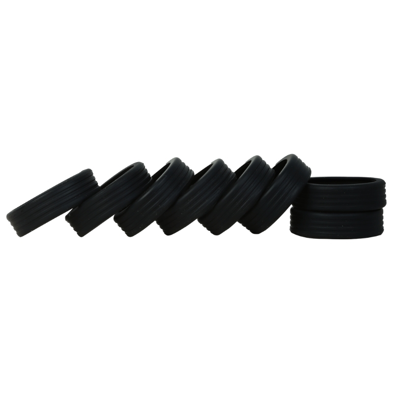 Bộ 8 vòng cao su bảo vệ bánh xe vali STARGO Mollis - Silicone co giãn giảm tiếng ồn, dễ sử dụng, dễ vệ sinh