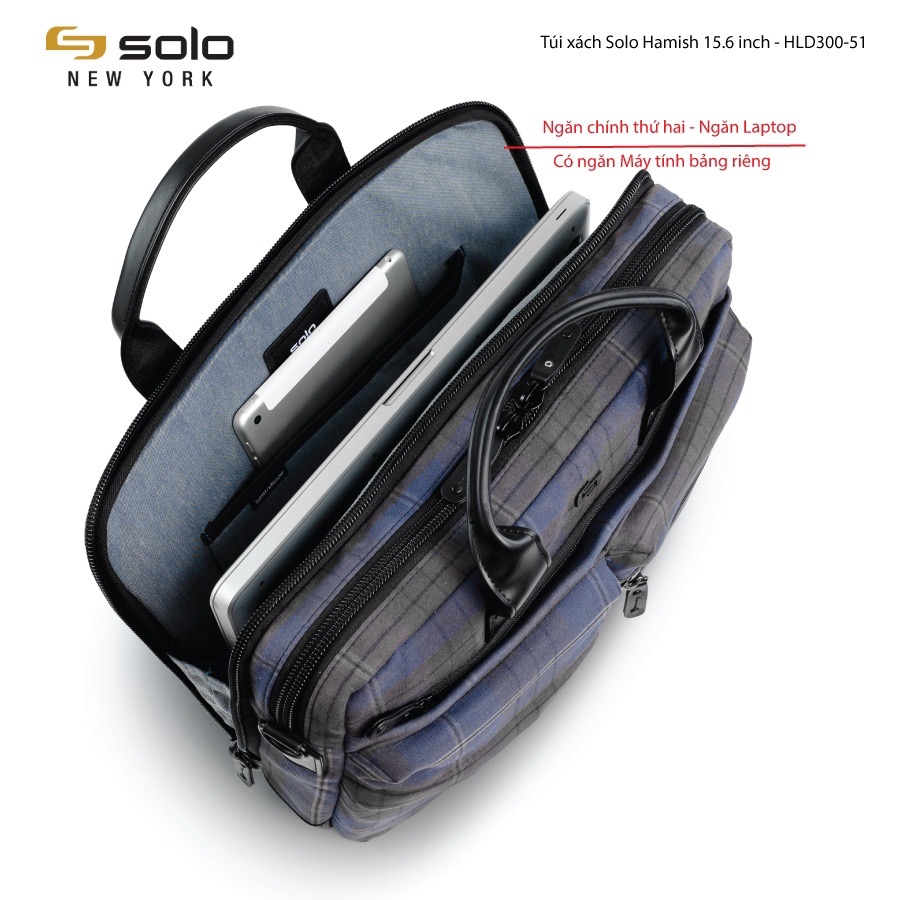 Cặp / Túi Xách Laptop SOLO Hamish Briefcase 15.6 inch