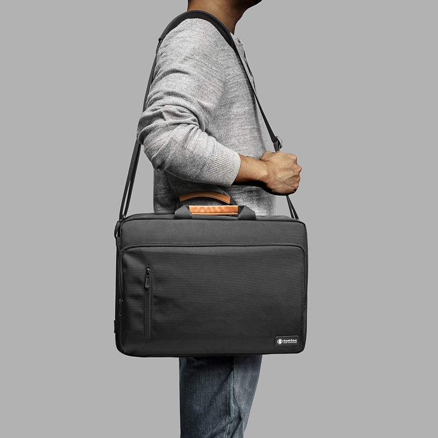 Túi Xách Laptop / Đeo Vai Chống Sốc TOMTOC Briefcase Premium For 13 14 MacBook/Pro/Surface/Ultrabook A43