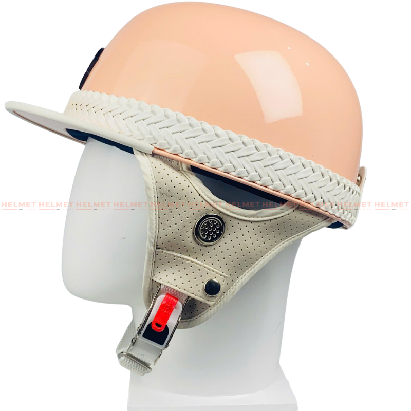 Mũ bảo hiểm 1/2 đầu dây thừng NAPOLI N120 - MBH nửa đầu dáng snapback thời trang chắc chắn, chịu va đập tốt