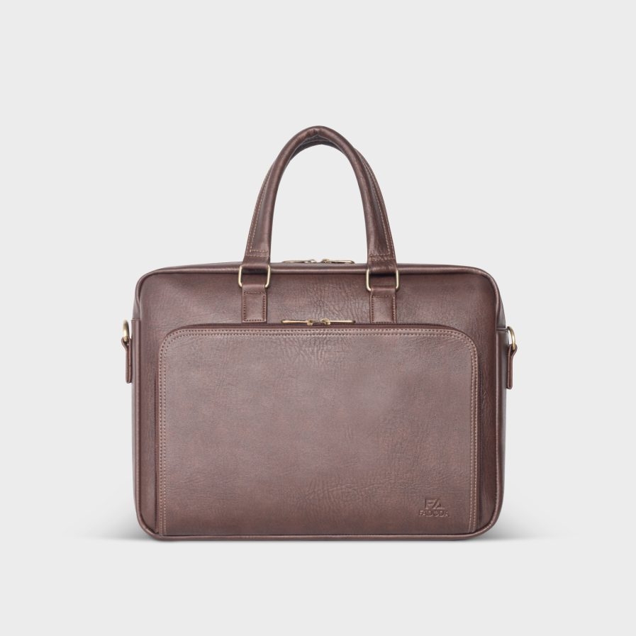 Cặp xách da công sở Laptop 15.6 inch FADODA FCD301 - Lịch lãm, nhiều ngăn, chống thấm nước