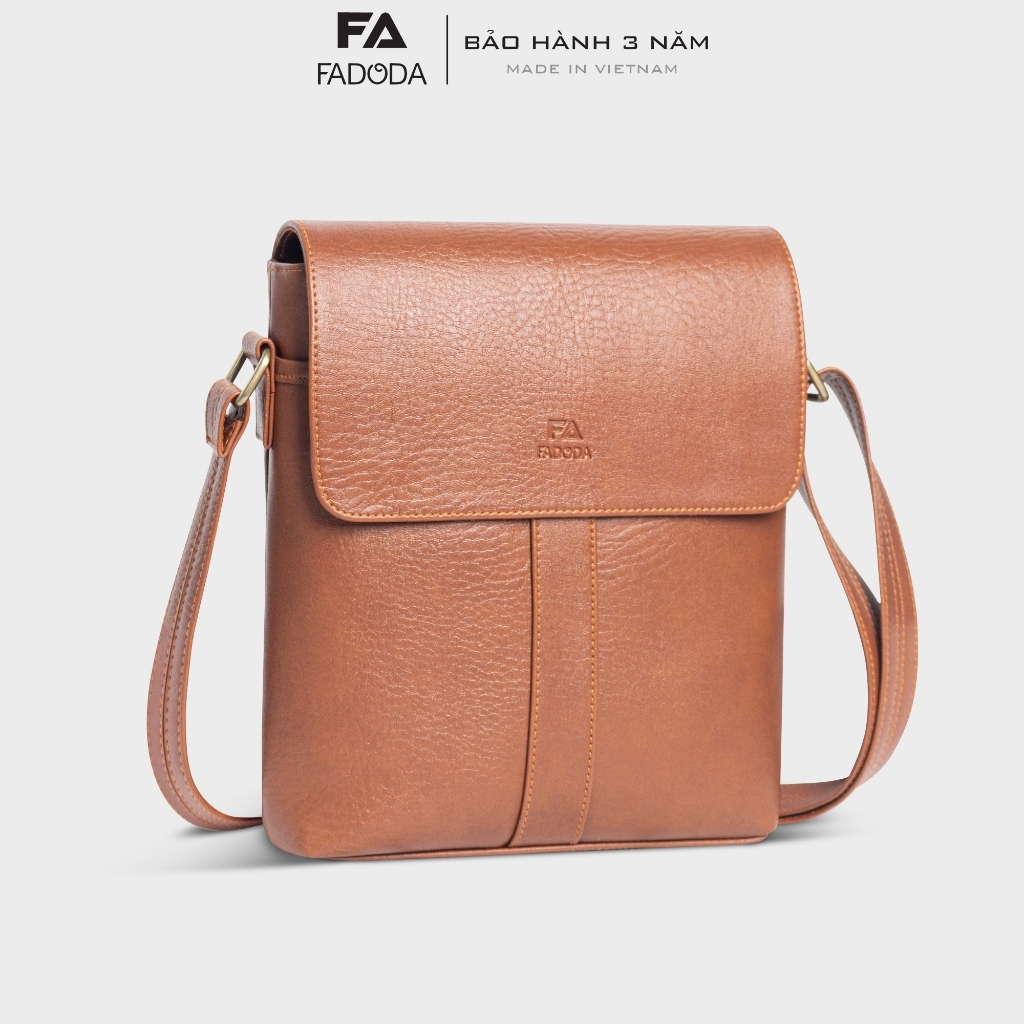 Túi đeo chéo da đựng iPad 11 inch cho nam FADODA FDC11