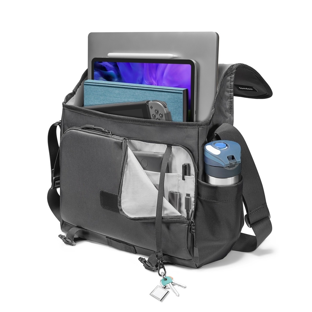 Túi Đeo Chéo Đeo Vai TOMTOC Cross Body Messenger Multi-Function Waterproof 13 14 inch Ultrabook A47-C01D